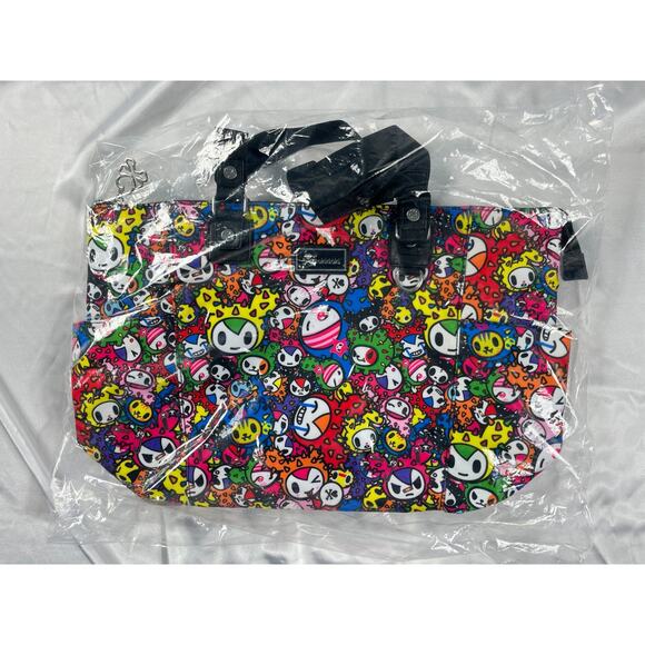 Tokidoki Cactus Friends Zipper Tote Shoulder Bag Purse Bastardino Sandy Rainbow - Picture 12 of 13